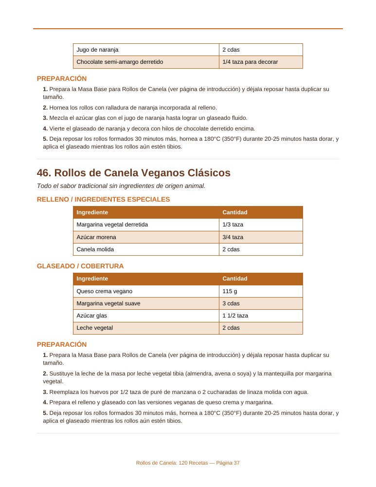 Página interior real: Saludables, veganos y sin gluten