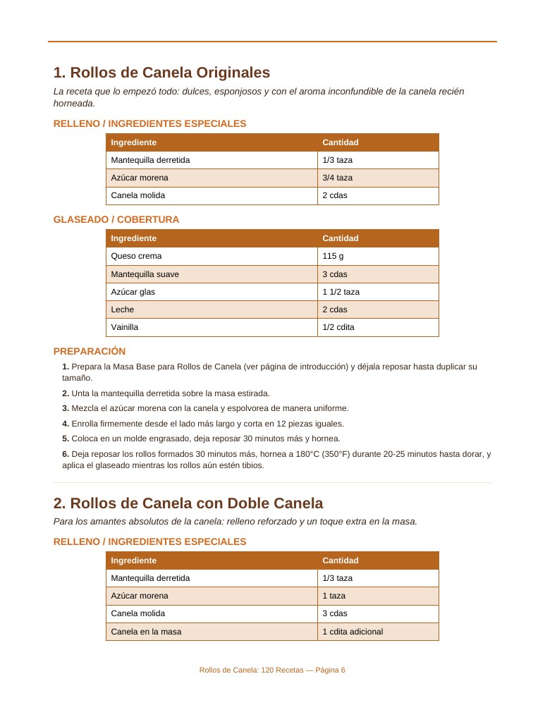 Página interior real: Clásicos y tradicionales