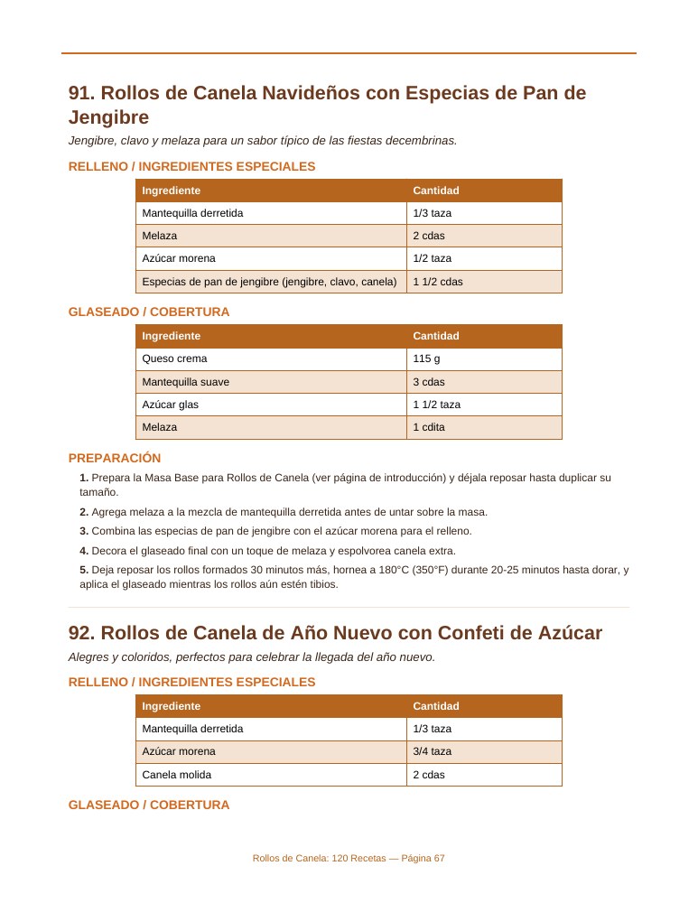 Página interior real: Festivos y de temporada